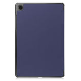 Samsung Galaxy Tab A11+ (Plus) EIDERWOOD Kunstlæder Tablet Cover m. Standerfunktion - Mørkeblå