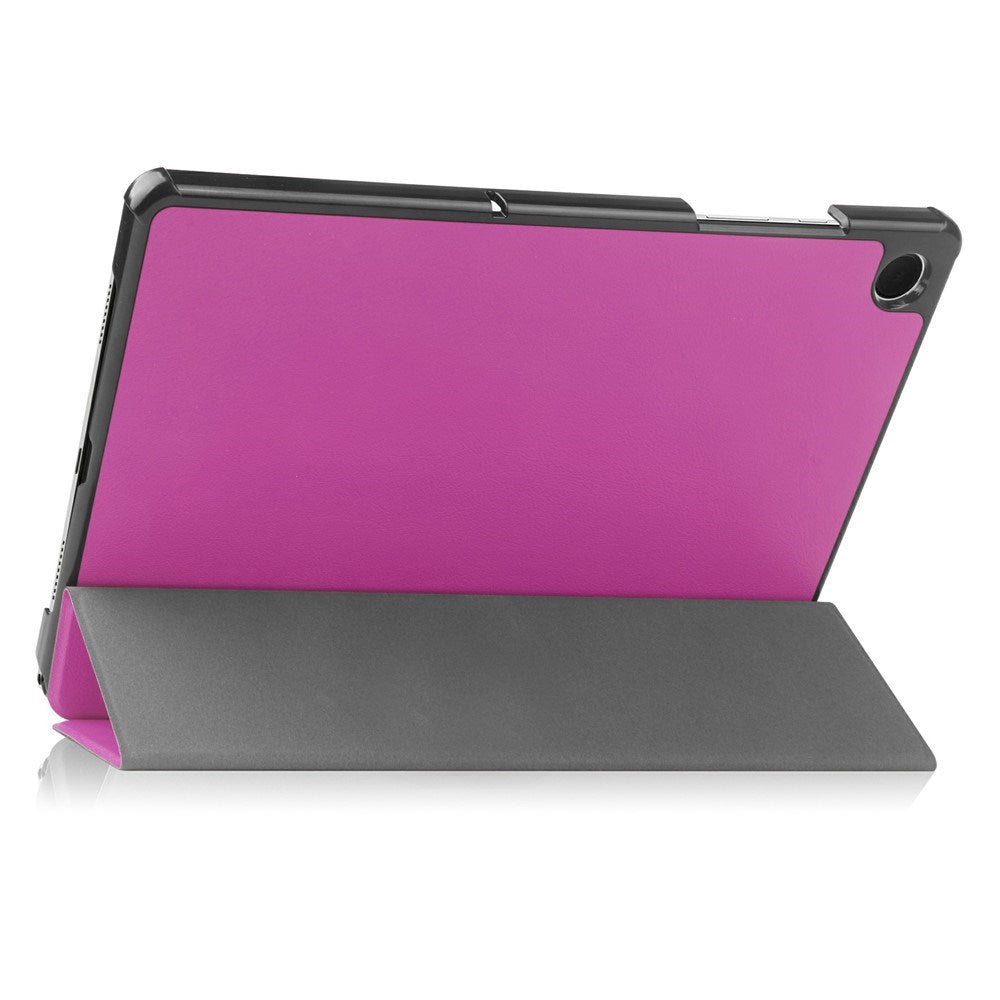 Samsung Galaxy Tab A11+ (Plus) EIDERWOOD Kunstlæder Tablet Cover m. Standerfunktion - Lilla