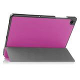 Samsung Galaxy Tab A11+ (Plus) EIDERWOOD Kunstlæder Tablet Cover m. Standerfunktion - Lilla