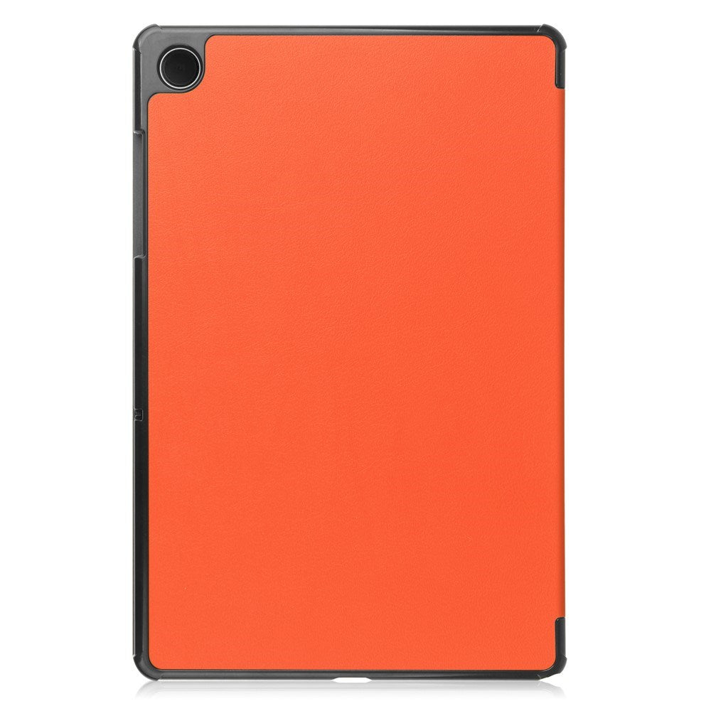 Samsung Galaxy Tab A11+ (Plus) EIDERWOOD Kunstlæder Tablet Cover m. Standerfunktion - Orange