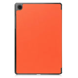 Samsung Galaxy Tab A11+ (Plus) EIDERWOOD Kunstlæder Tablet Cover m. Standerfunktion - Orange
