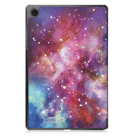Samsung Galaxy Tab A11+ (Plus) EIDERWOOD Kunstlæder Tablet Cover m. Motiv - Galakse