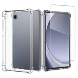 Samsung Galaxy Tab A11+ (Plus) EIDERWOOD Fleksibelt Plastik Tablet Cover - m. Skærmbeskyttelsesglas - Gennemsigtig