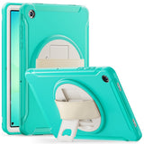 Samsung Galaxy Tab A11+ (Plus) EIDERWOOD Stødabsorberende Cover m. Roterbar Ståfunktion - Turkis