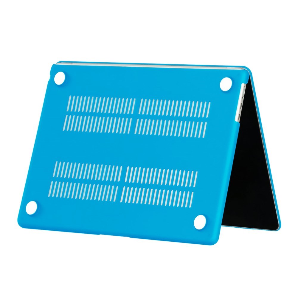 MacBook Air 13" M2/M3/M4 (2022-2025) Mat Plastik Bærbar Cover - Blå