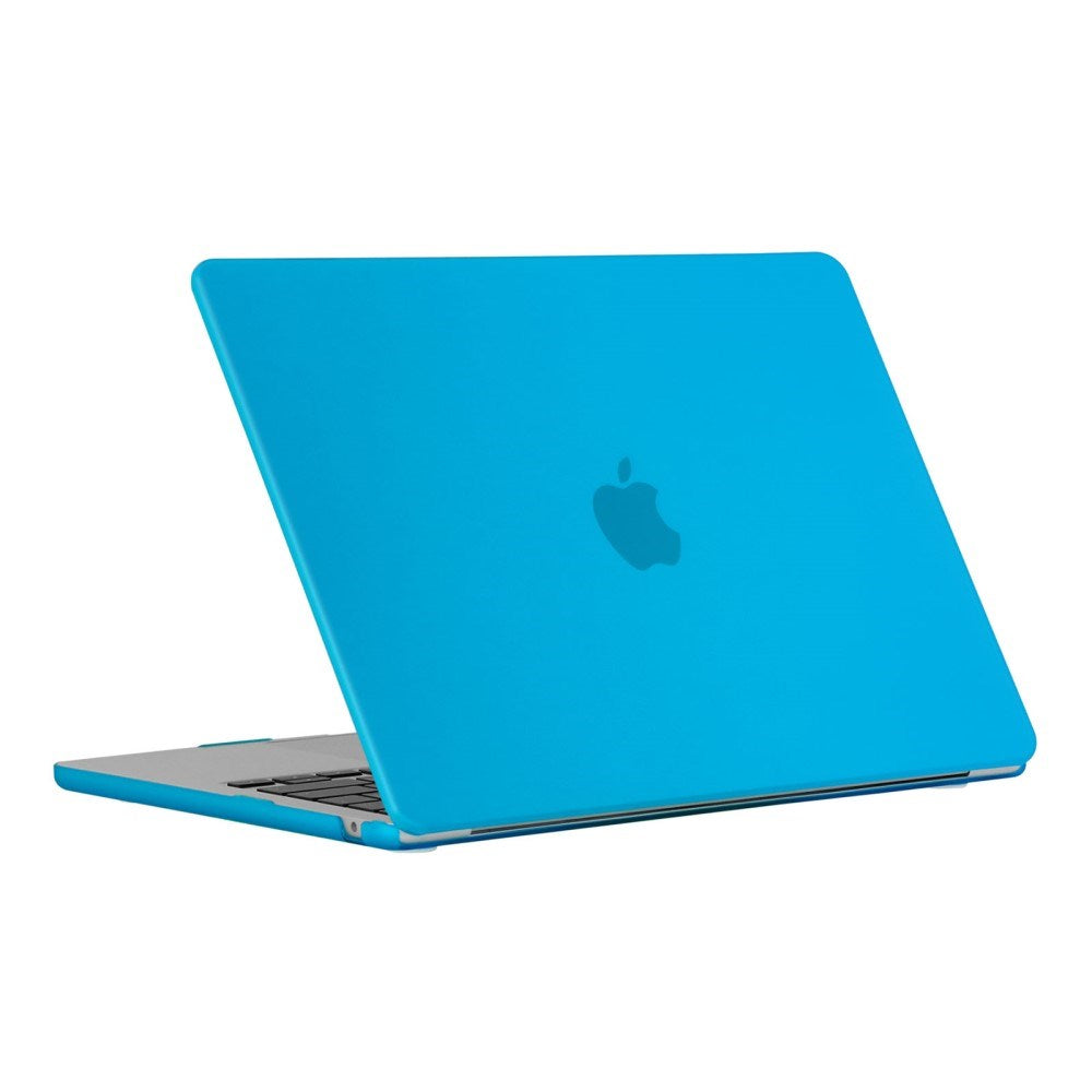 MacBook Air 13" M2/M3/M4 (2022-2025) Mat Plastik Bærbar Cover - Blå