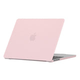 MacBook Air 13" M2/M3/M4 (2022-2025) Mat Plastik Bærbar Cover - Lyserød