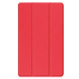 Lenovo Tab M8 (4. Gen.) - EIDERWOOD Tri-Fold Kunstlæder Flip Cover - Rød