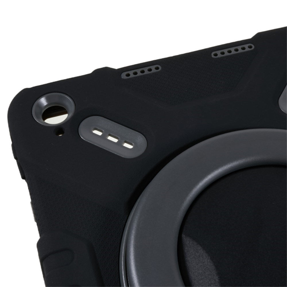 Pepkoo iPad 11" (2025) / 10.9" (2024 / 2022) Børne Cover m. Kickstand - Sort