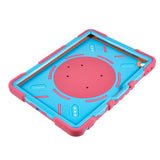 Pepkoo iPad 11" (2025) / 10.9" (2024 / 2022) Børne Cover m. Kickstand - Lyserød / Blå