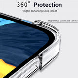 Lenovo Tab M8 (4. Gen.) Fleksibelt Plastik Cover - Indbyggede Stødabsorberende Hjørner - Gennemsigtig