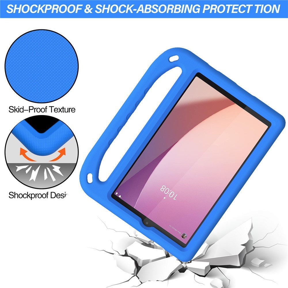 Lenovo Tab M8 (4. Gen.) - EIDERWOOD Børne Cover m. Håndtag & Ståfunktion - Blå
