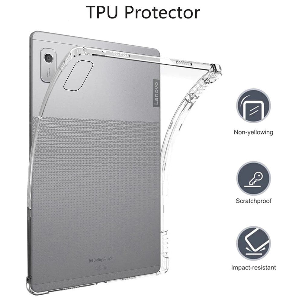 Lenovo Tab M9 Fleksibelt Plastik Tablet Cover - Gennemsigtig