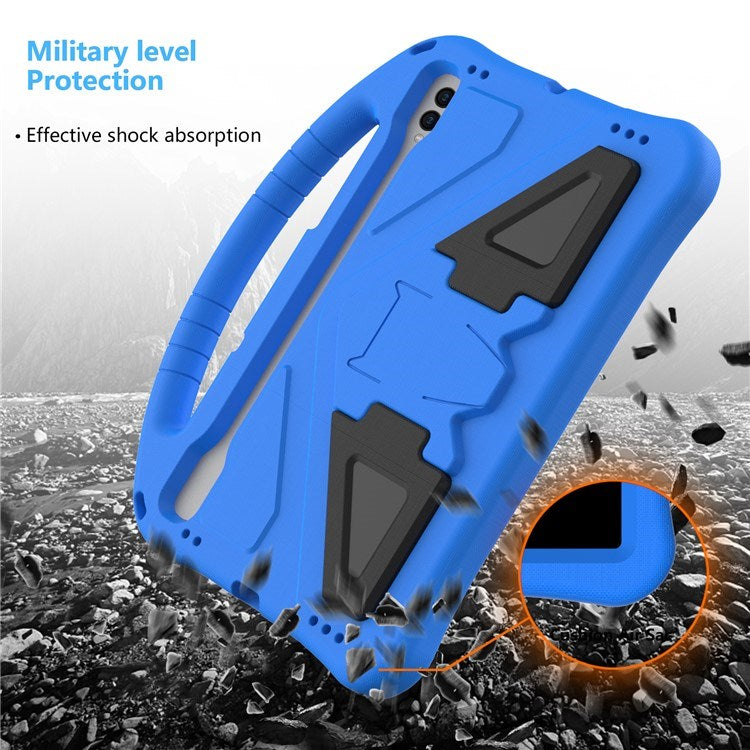 Samsung Galaxy Tab S9 / S8 / S7 - EIDERWOOD Børne Cover m. Håndtag & Ståfunktion - Blå