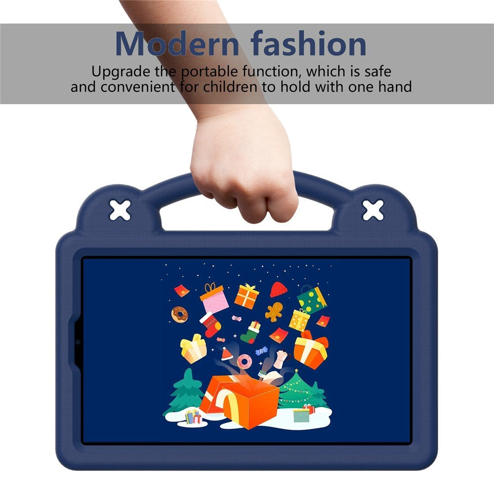 EIDERWOOD Samsung Galaxy Tab A11 / A9 Børnecover med Kickstand og Håndtag - Mørkeblå