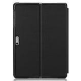 Microsoft Surface Go 4 - EIDERWOOD Kunstlæder Flip Cover - Sort