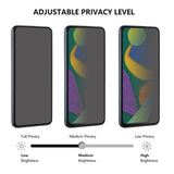 Xiaomi 15 - Full Fit Hærdet Skærmbeskyttelsesglas - Privacy Funktion - Gennemsigtig
