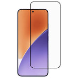 Xiaomi 15 HD Klar Skærmbeskytter med Komplet Dækning - Gennemsigtig / Sort Kant