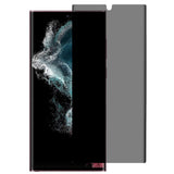 Samsung Galaxy S22 Ultra Privacy Skærmbeskyttelse - Gennemsigtig