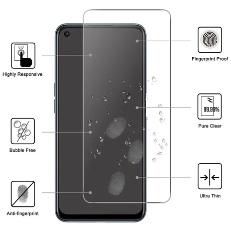 OnePlus 13R Skærmbeskyttelse i Hærdet Glas - Gennemsigtig