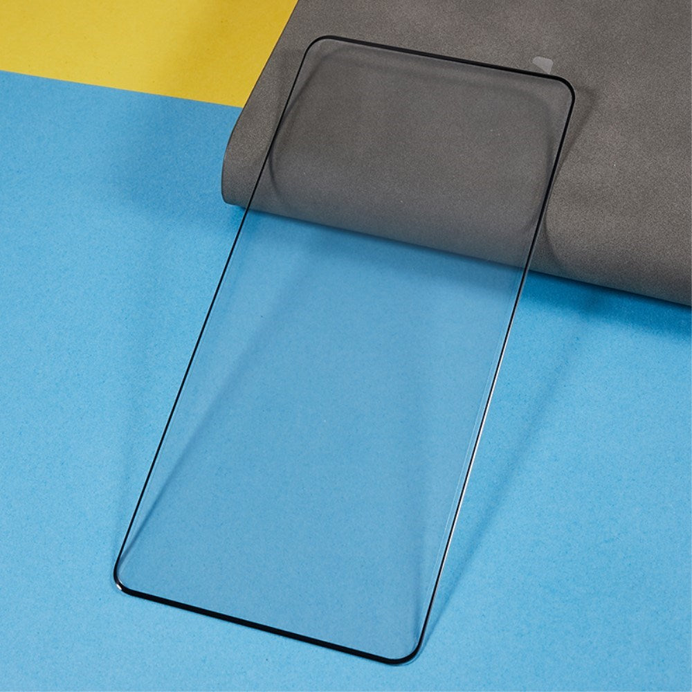 Honor Magic7 Lite - Hærdet Skærmbeskyttelsesglas - Full Fit - Gennemsigtig / Sort