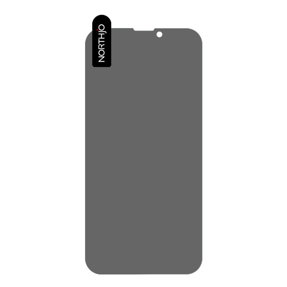 iPhone 17e / 16e NORTHJO Privacy Skærmbeskyttelsesglas - 0.3mm - Gennemsigtig