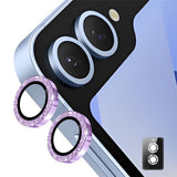 Samsung Galaxy Z Flip7 ENKAY Glitter Kameralinsebeskyttelse - Lilla