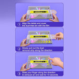 Samsung Galaxy Tab A11 / A9 Skærmbeskyttelsesglas - inkl. Installationsramme - Gennemsigtig