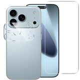 iPhone 17 Pro Max - 2-i-1 Beskyttelsessæt - Hærdet Skærmbeskyttelsesglas & 2 stk Kameralinsebeskyttelsesfilm - Gennemsigtig