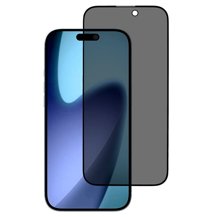 iPhone 17 Pro - Full Fit Hærdet Skærmbeskyttelsesglas - Privacy Funktion - Gennemsigtig