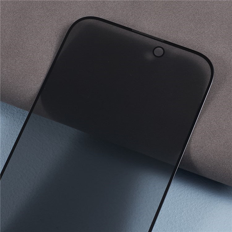 iPhone 17 Pro - Full Fit Hærdet Skærmbeskyttelsesglas - Privacy Funktion - Gennemsigtig