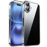 RURIHAI - iPhone 16 Plus - 2-i-1 Beskyttelsessæt - Gennemsigtig