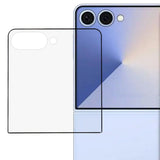 Skærmbeskyttelsesglas - Samsung Galaxy Z Flip7 - Gennemsigtig / Sort