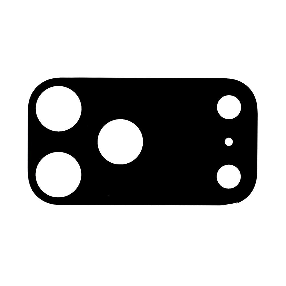 iPhone 17 Pro Max Hærdet Kameralinsebeskyttelse - Sort