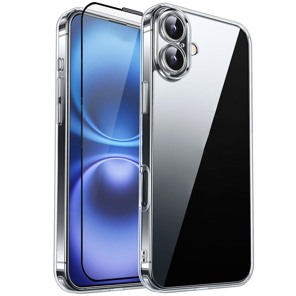 RURIHAI - iPhone 12 - 2-i-1 Beskyttelsessæt - Gennemsigtig