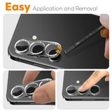 NORTHJO Samsung Galaxy S25 FE Kameralinsebeskyttelse - Gennemsigtig