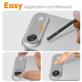 iPhone Air NORTHJO Kameralinsebeskyttelse - Mat Metal & Glas - Grå