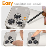 iPhone 17 Pro Max NORTHJO Kameralinsebeskyttelse - Mat Metal & Glas - Grå