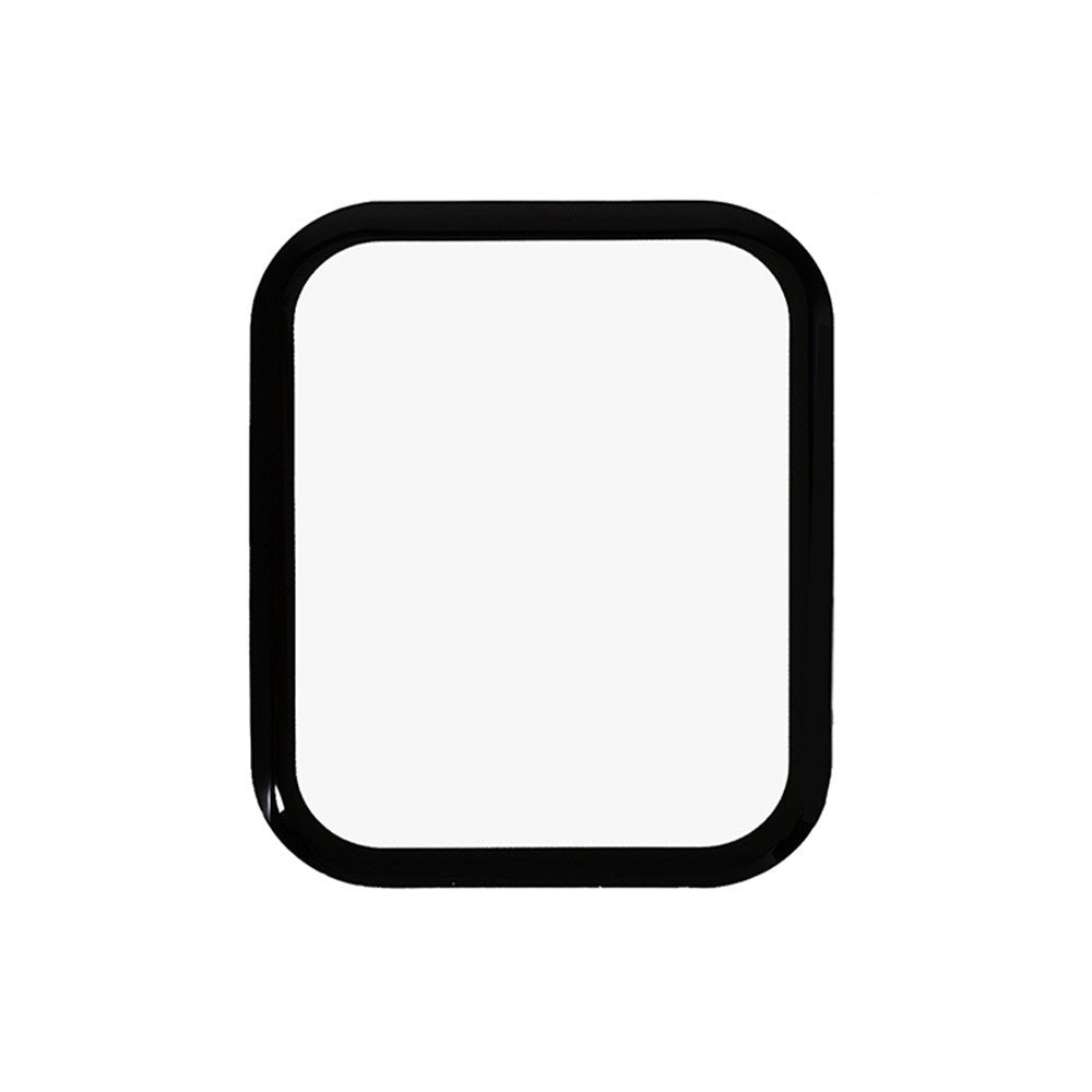 Apple Watch 11 / 10 (42mm) Skærmbeskyttelse - Hærdet Glas - Gennemsigtig / Sort Kant