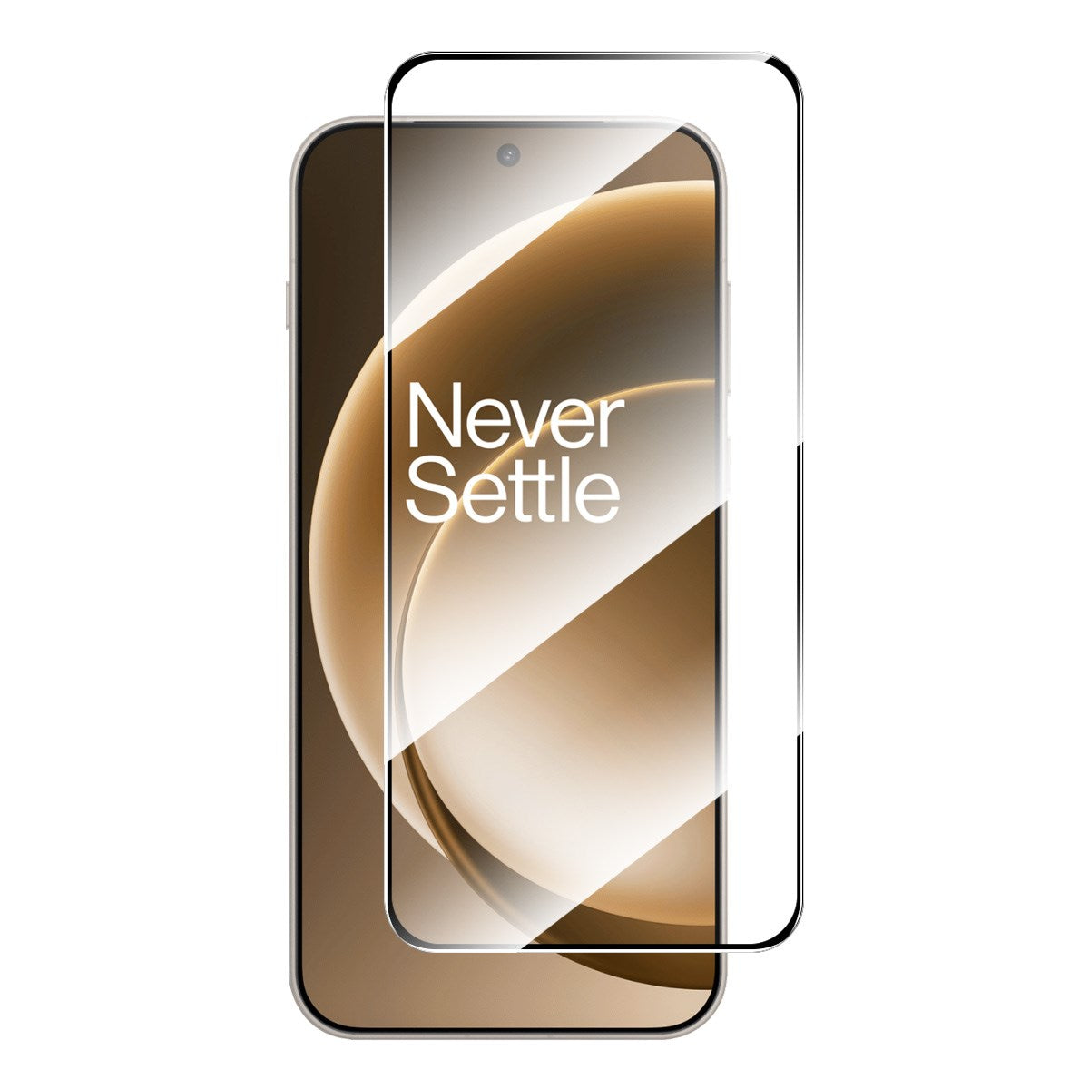 OnePlus 15 ENKAY Skærmbeskyttelse - Hærdet Glas - Gennemsigtig / Sort Kant