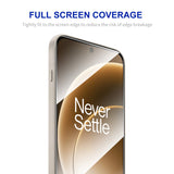 OnePlus 15 ENKAY Skærmbeskyttelse - Hærdet Glas - Gennemsigtig / Sort Kant