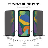 Samsung Galaxy S23 / S22 Privacy Skærmbeskyttelse - Gennemsigtig