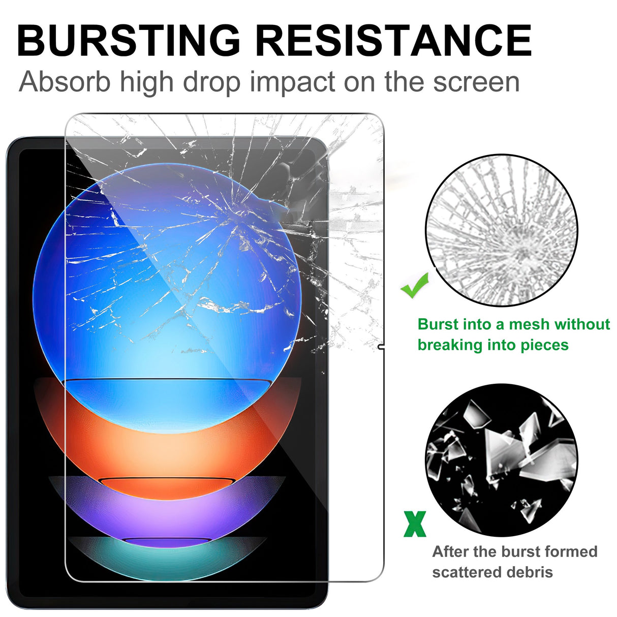 Hærdet Glas Skærmbeskytter til Xiaomi Pad 6S Pro 12.4 - 2.5D
