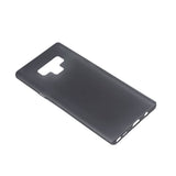 Samsung Galaxy Note 9 GEAR Semi Transparent Fleksibelt Plast Mobil Cover - Sort