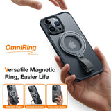TORRAS - Metal Ring Holder & Kickstand - MagSafe Kompatibel - Sort