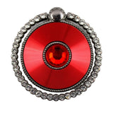 Mobil Selvklæbende Holder - Ring - Rød