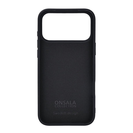 Onsala iPhone 17 Pro Max Silikone Bagside Cover - Black