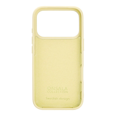 Onsala iPhone 17 Pro Silikone Bagside Cover - Lemon