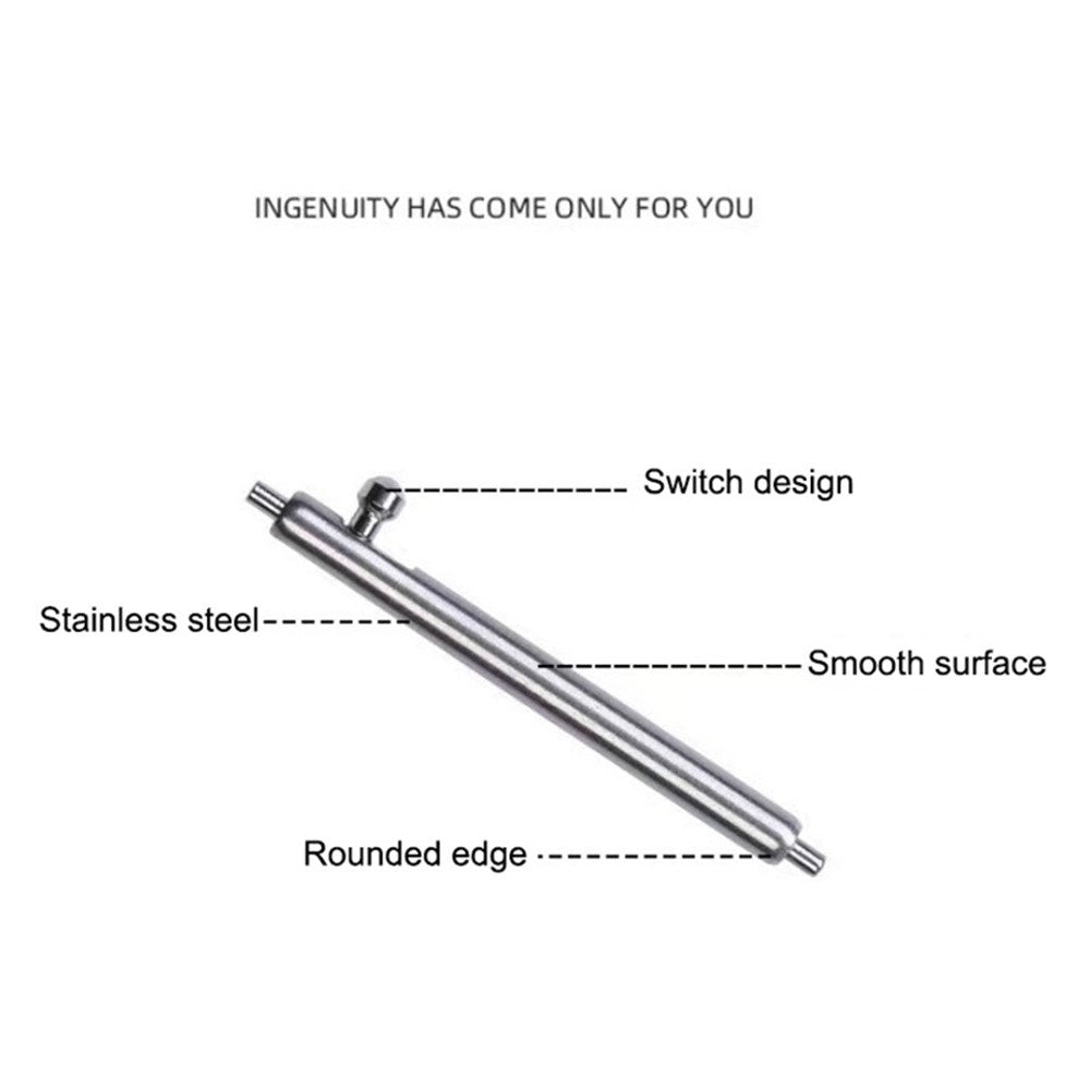 24mm Smartwatch Metal Stifter m. Quick Release System - 2 stk.