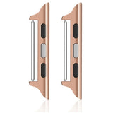 Apple Watch (38/40/SE/41/42mm) Adapter til Urrem - 20mm - Rose Gold